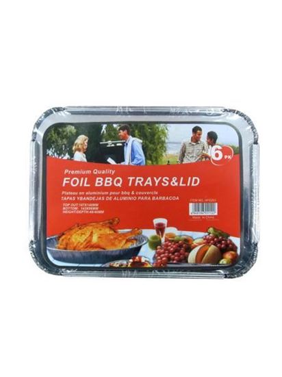 Picture of Barbecue tray and lid, 6 pieces (Available in a pack of 12)