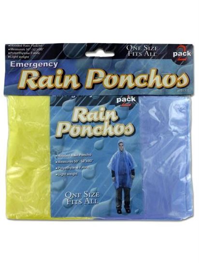 Picture of Emergency rain ponchos (Available in a pack of 24)
