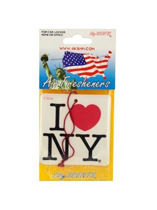 Picture of New York air fresheners, pack of 3 (Available in a pack of 30)