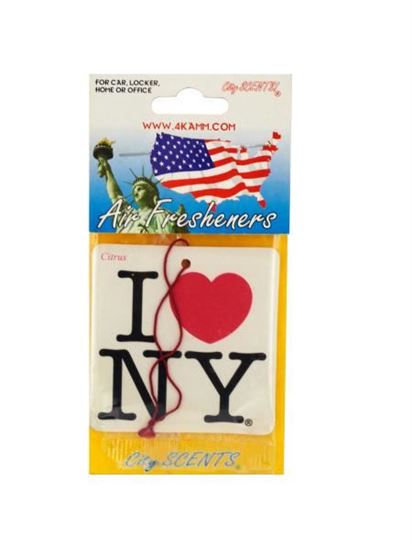 Picture of New York air freshener (Available in a pack of 25)