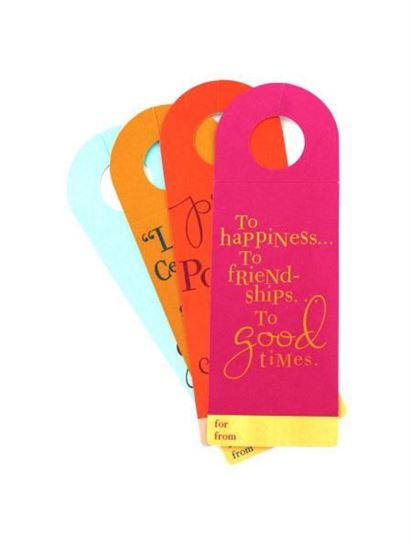Picture of Set of four wine bottle tags (Available in a pack of 36)