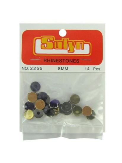 Picture of 8mm Purple Rhinestones (Available in a pack of 24)
