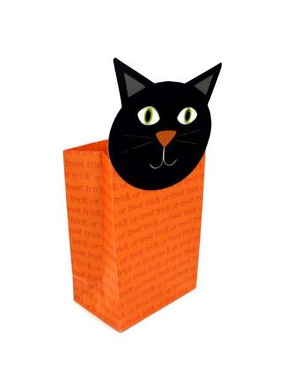 Picture of Trick or Treat cat gift bag (Available in a pack of 24)