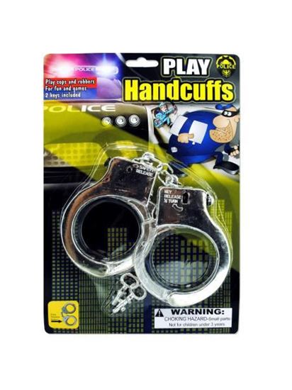 Picture of Police play plastic handcuffs (Available in a pack of 24)