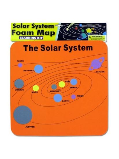 Picture of Foam solar system map (Available in a pack of 24)