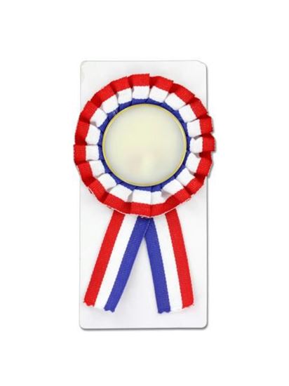 Picture of Red, white and blue award ribbon (Available in a pack of 24)