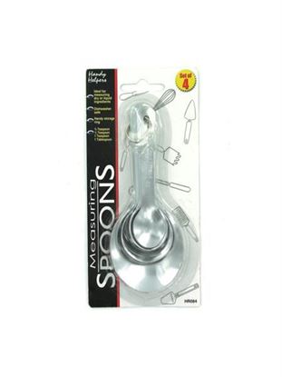 Picture of Metal measuring spoon set (Available in a pack of 24)