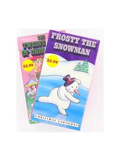 Picture of Children's VHS Christmas videos, assorted (Available in a pack of 25)