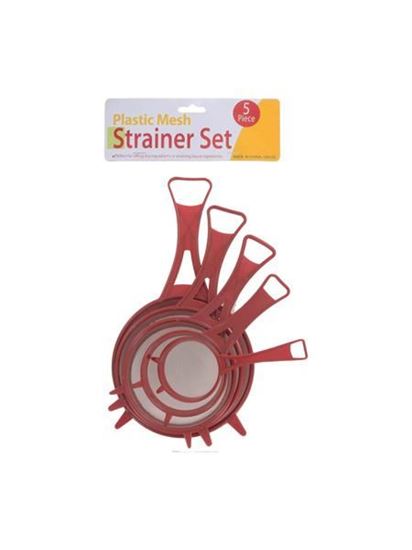 Picture of Plastic mesh strainer set (Available in a pack of 12)