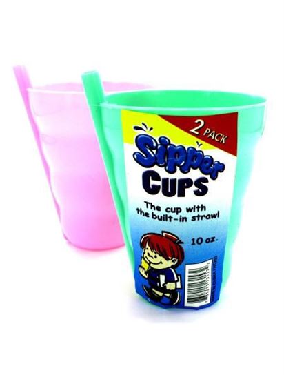 Picture of Sipper cup with built-in straw (Available in a pack of 24)