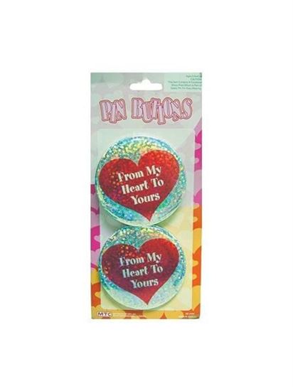 Picture of Heart buttons (Available in a pack of 24)
