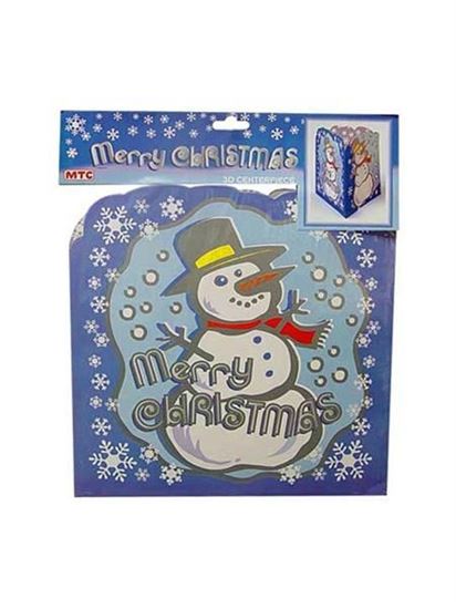 Picture of Snowman 3d cntrpc pf53 (Available in a pack of 24)