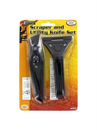 Picture of 2 Piece scraper and utility knife set (Available in a pack of 24)