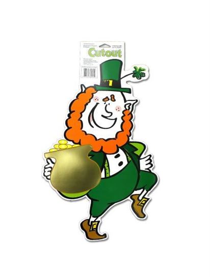 Picture of Leprechaun cardboard cutout, 18' (Available in a pack of 24)