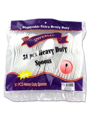 Picture of Heavy duty plastic spoons (Available in a pack of 16)