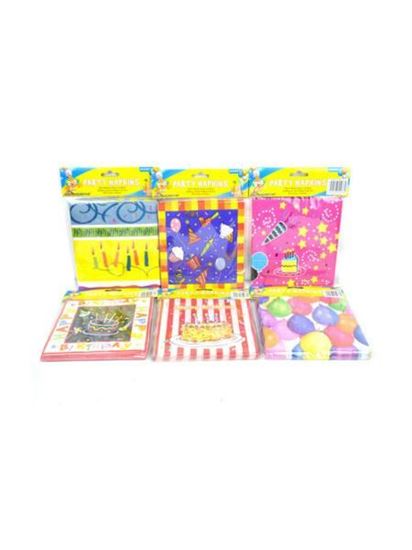 Picture of Party napkins, pack of 20 (Available in a pack of 24)