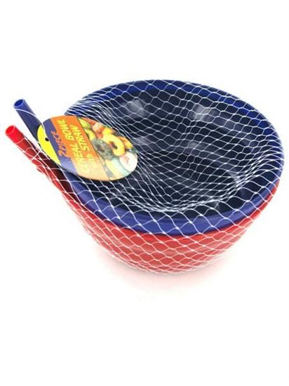 Picture of Bowls with built-in sipper straw (Available in a pack of 30)