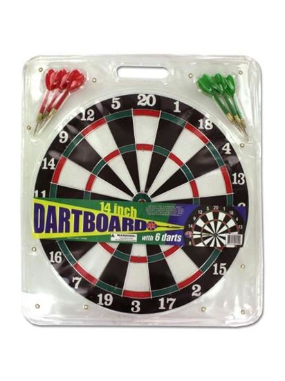 Picture of Dartboard with 6 darts (Available in a pack of 3)