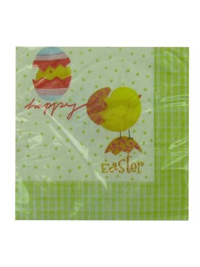 Picture of Easter napkins, package of 18 (Available in a pack of 20)