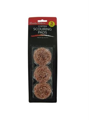 Picture of Copper scouring pads, package of 3 (Available in a pack of 24)