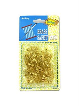 Picture of Brass safety pins (Available in a pack of 24)