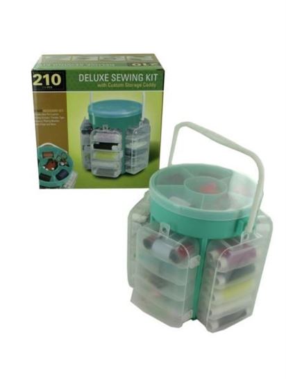 Picture of Deluxe sewing kit with custom storage caddy (Available in a pack of 1)