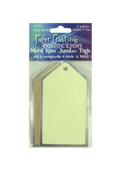 Picture of Jumbo metal-rim paper tags (Available in a pack of 30)