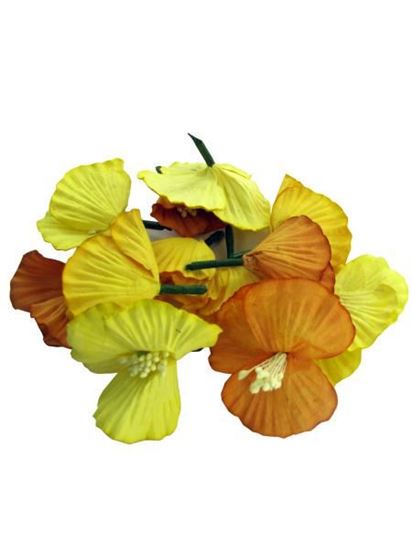 Picture of 12 Tropical Paper Flowers (Available in a pack of 34)