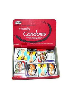 Picture of Latex condom display (Available in a pack of 24)