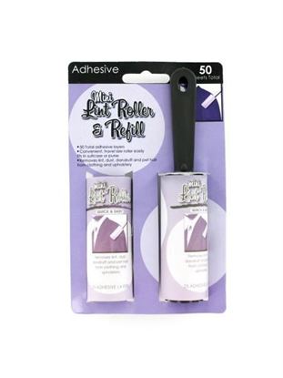 Picture of Mini adhesive lint roller with refill (Available in a pack of 24)