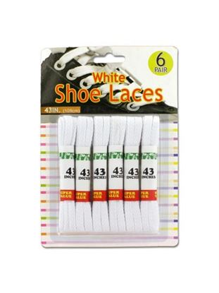 Picture of White shoe laces (Available in a pack of 24)