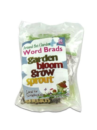 Picture of 60 In The Garden Word Brads (Available in a pack of 24)