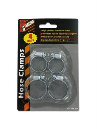 Picture of 4 Pack hose clamps (Available in a pack of 24)