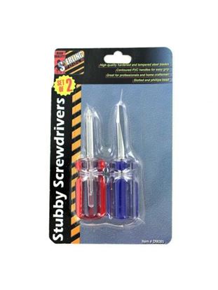 Picture of 2 Pack stubby screwdriver set (Available in a pack of 24)