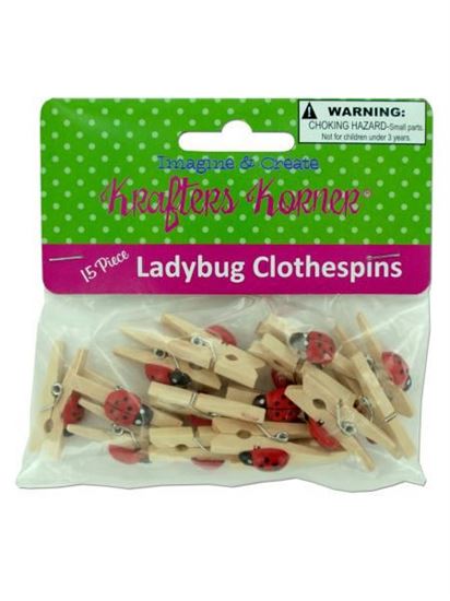 Picture of Ladybug clothespins (Available in a pack of 25)