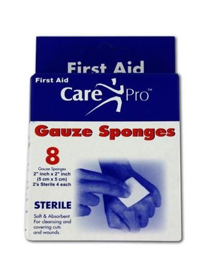 Picture of Gauze sponges, 2' x 2', pack of 8 (Available in a pack of 24)
