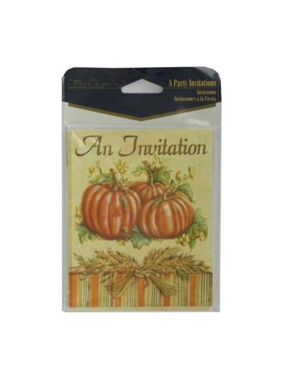 Picture of Harvest invitations, pack of 8 (Available in a pack of 24)