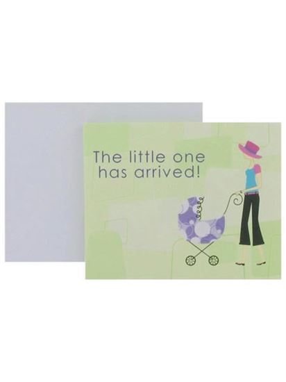 Picture of Baby announcements with modern mom, set of 8 (Available in a pack of 24)