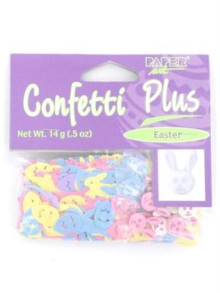 Picture of Easter bunnies confetti plus mix .5 ounce bag (Available in a pack of 24)