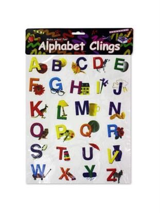 Picture of Alphabet window clings (Available in a pack of 24)