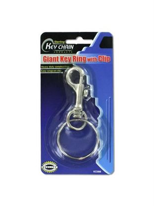 Picture of Giant key ring with clip (Available in a pack of 24)