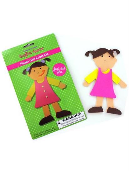 Picture of Foam girl craft kit (Available in a pack of 24)