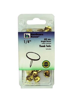 Picture of Brass thumbtacks, pack of 40 (Available in a pack of 20)