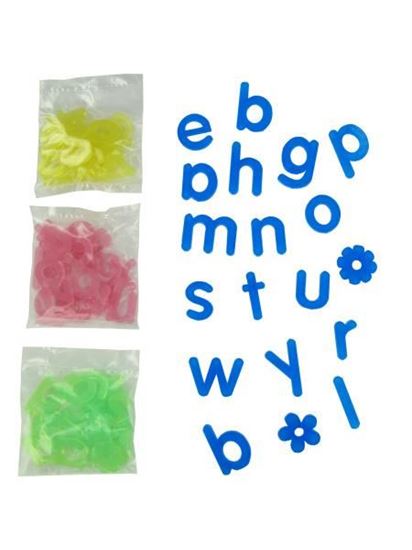 Picture of 90 Frosted Alphabet Shapes (Available in a pack of 30)
