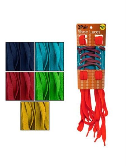 Picture of 2pr boot laces 6 asst clr (Available in a pack of 20)