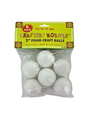 Picture of Foam craft balls (assorted sizes) (Available in a pack of 24)