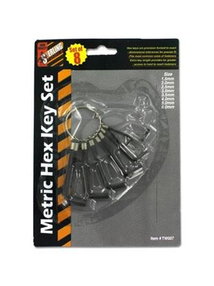 Picture of 8 Pack metric hexagonal key set (Available in a pack of 24)