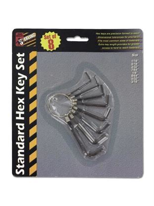 Picture of 8 Pack sae hexagonal key set (Available in a pack of 24)