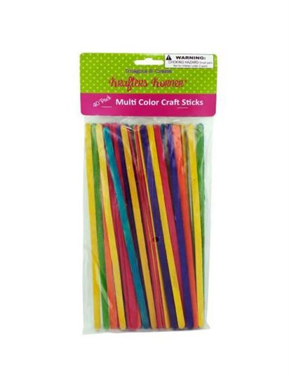 Picture of Colored craft sticks (Available in a pack of 24)
