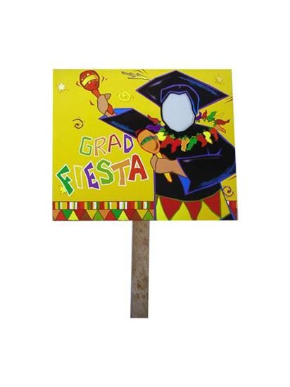 Picture of Grad fiesta two sided yard sign (Available in a pack of 18)